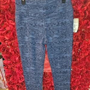 Moret Ultra NWT Women's Gypsy Blue Snake Twist Active Leggings Size XLarge